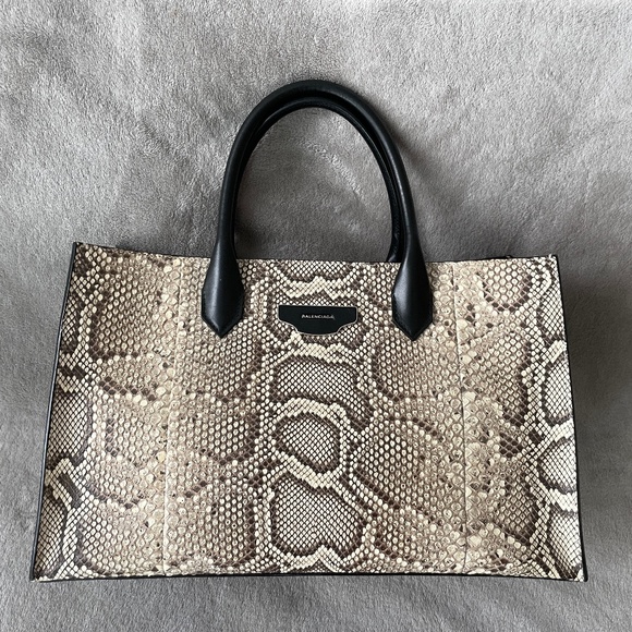 Balenciaga Python Padlock Tote - Picture 1 of 15